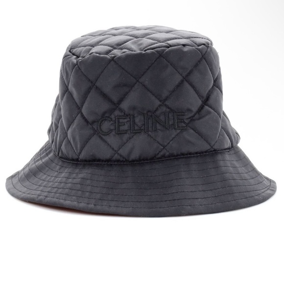 Celine Quilted Bucket Hat